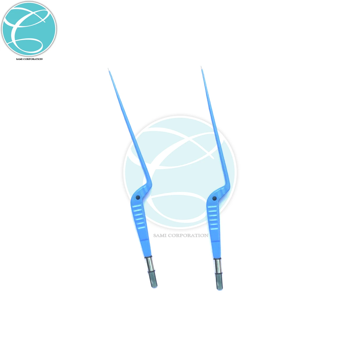 Bipolar forceps Curved Straight Coagulation Bipolar Diathermy European Bipolar Forceps By Sami corporation