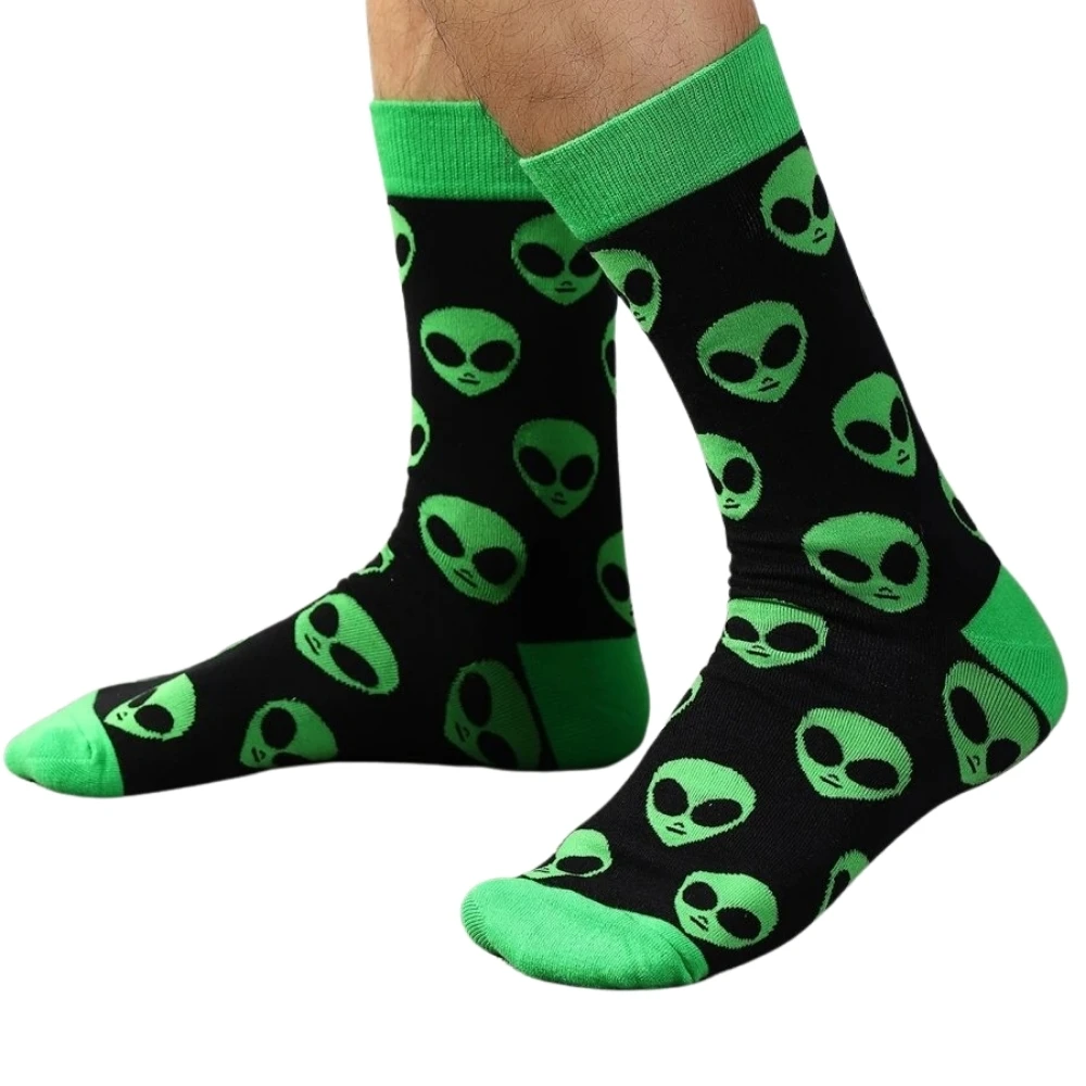 Hot selling wholesale cheap Polyester Cotton/ Customized Men cotton Crew socks for Autumn Halloween Athletic Socks