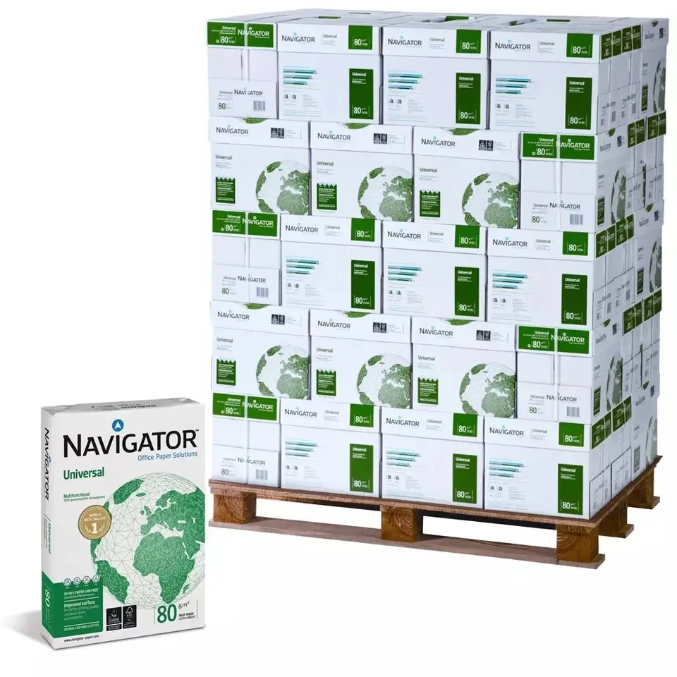 Navigator Universal A4 Copy Paper 80 Gsm Box of 5 Reams 500 Sheets / White 80g