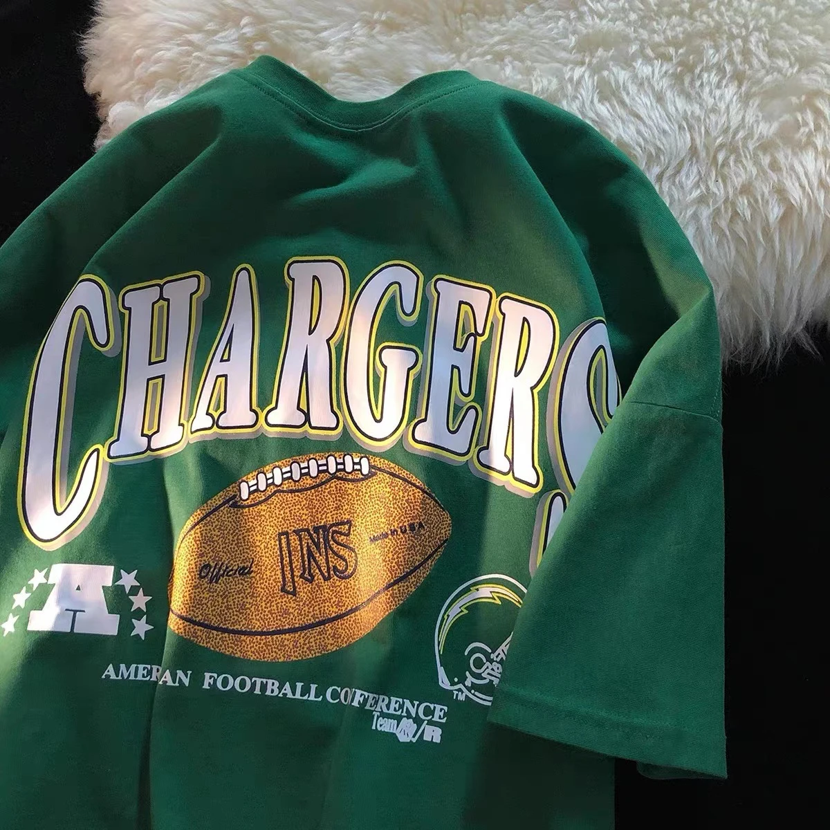 Мужская хлопковая футболка с коротким рукавом