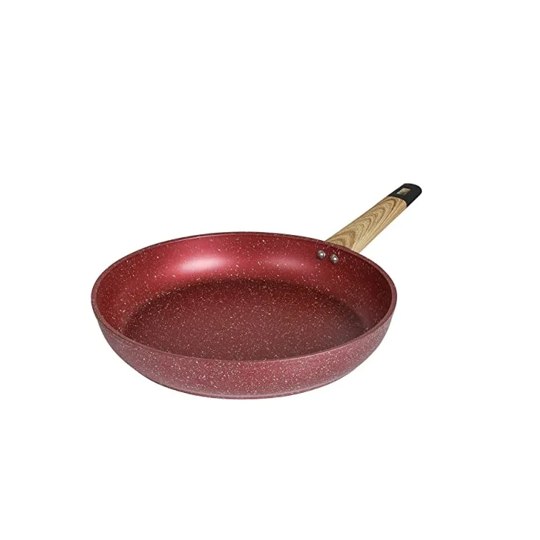 Heat Resistant Handle Frying Pan With Different Colors Omelette  or House And Hotel Breakfast Fry Pan Shiny Polished Frying Pan