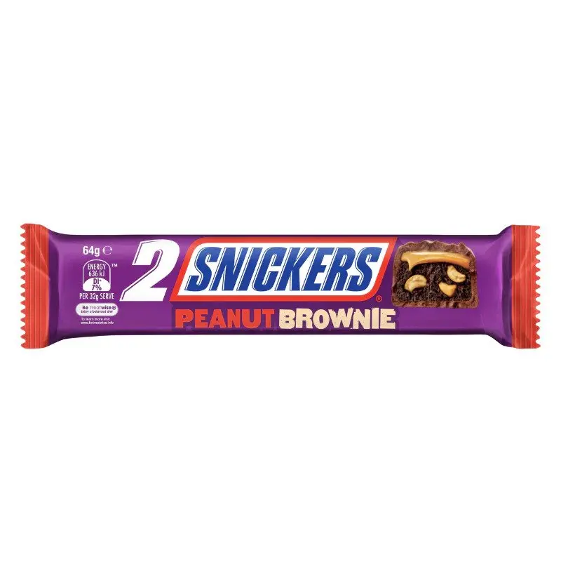 Snickers Peanut Brownie 64g NEW LIMITED EDITION