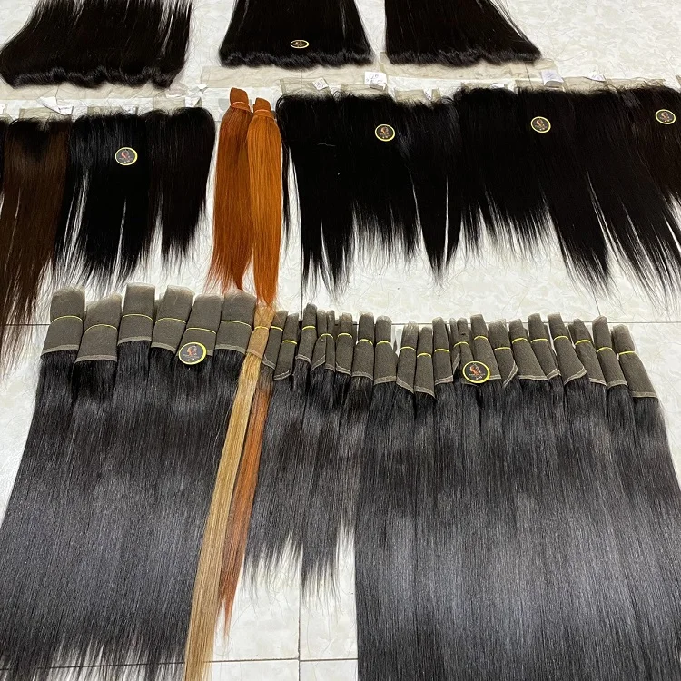 Top Quality Hair Bone Straight Human Hair, 100% Raw Virgin Hair Vietnam, Wholesale Price Factory
