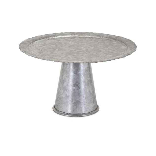 Galvanized Modern nordic Style Cake Stand Rust Free Display Cupcakes Fruit Chocolate Toffee Display Christmas Decorated Cakstand
