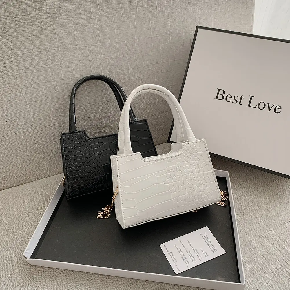 Custom purses handbags private label Soft PU Shoulder Bags Female Small Chain ladies bags handbag sac pour femme tendance 2022