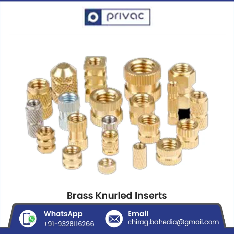Knurled Brass Fastener Insert Nut for Plastics Manufacturer