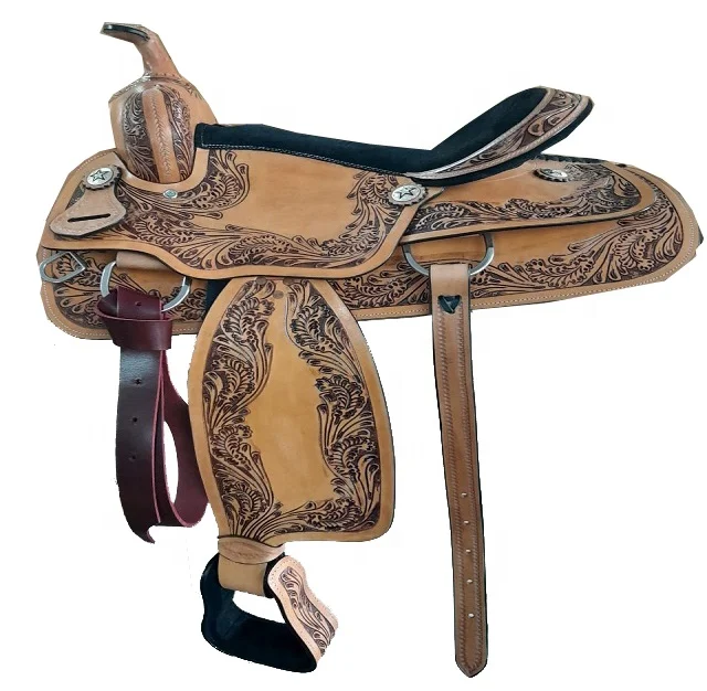 High Quality Wholesale Price Latest Portable Western Riding Horse Saddle Western Dressage Saddles for Horses Rider Portable