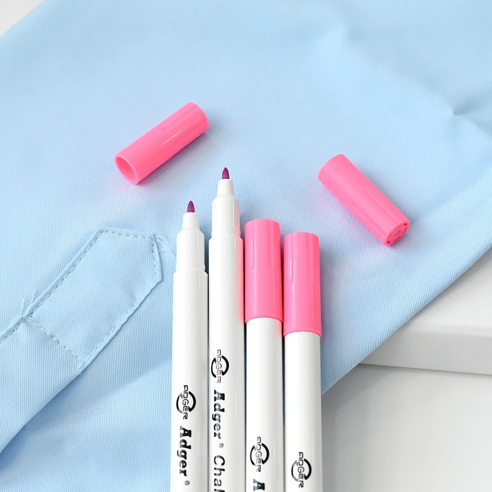 Best Selling Pink Markings Pen for Fabric & Textile Removable Water Erasable Ink for Garment Accessories