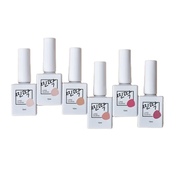 Made in Korea, Lupine best product JJINTTAK Gel nail collection perfect gel polish nail art style design