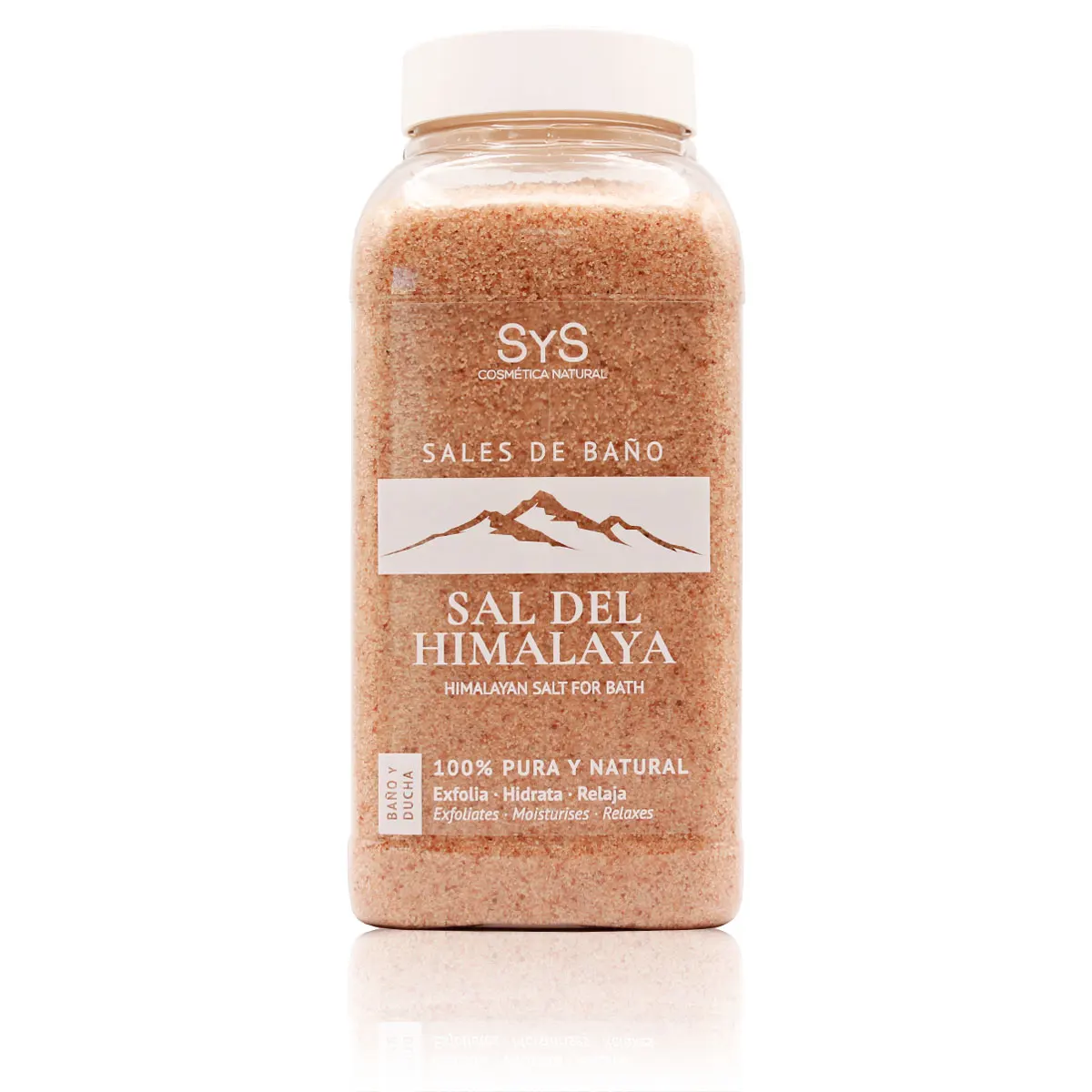 Organic Bath Salts Spa Himalayan Salt Colorful SYS 400gr Wholesale Private Label Moisturizing Relaxing Natural Bath Salt Jar