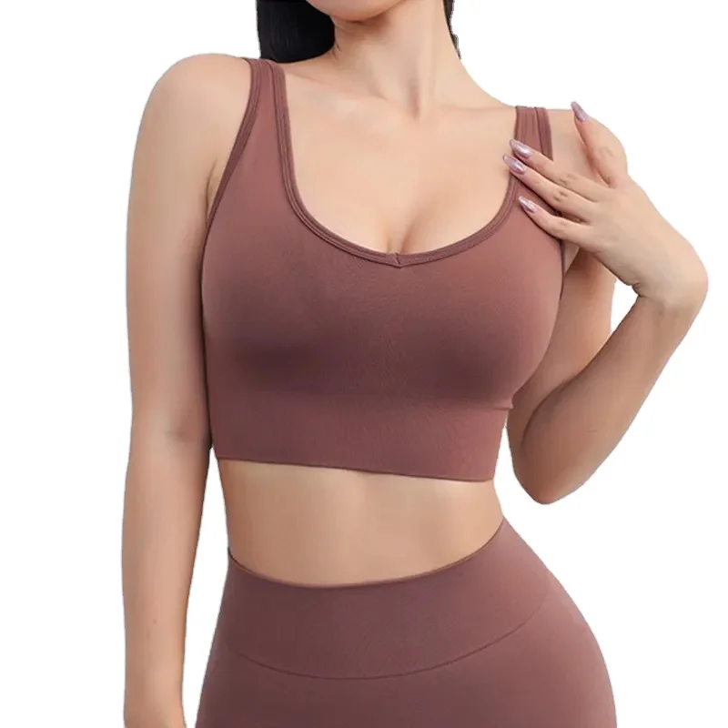 Cheap Price Women Casual Sports Bra Breathable Sling Yoga Bra Top Fitness Sports Wear Women Sports Bra