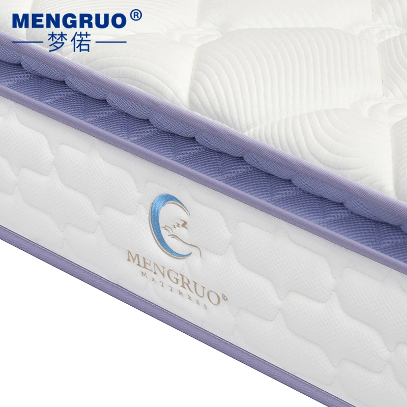 Factory Wholesale Hotel Thick Foam Knitted Fabric Sleep Well Double Bed pocket Spring memory foam Mattress King Size Mattress