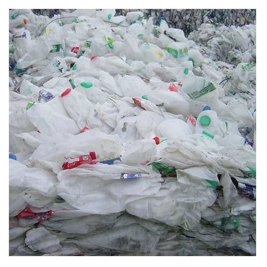 HDPE white milk bottle scrap