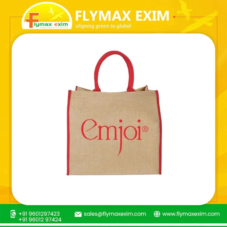 Extra Large Jute Bag Embrace Eco-Fashion Reusable High-Quality Natural Jute Shopping Bags For Everyday Use