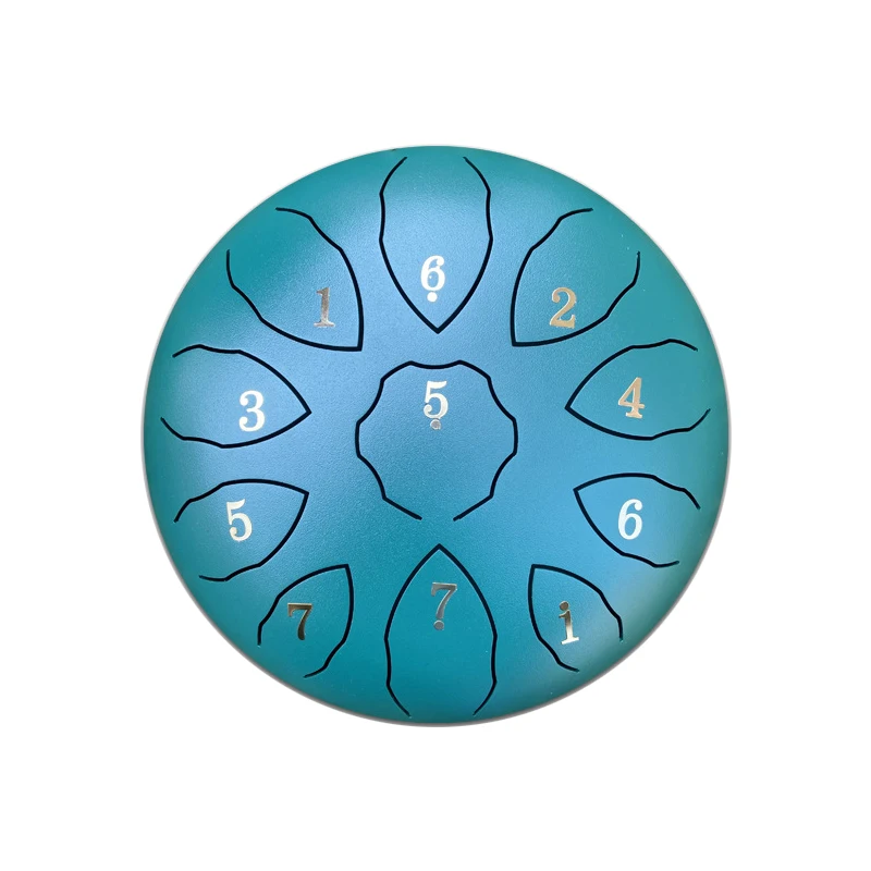 8 inch 11note Steel Tongue drum percussion-instrument Handpan with carrying and mallets