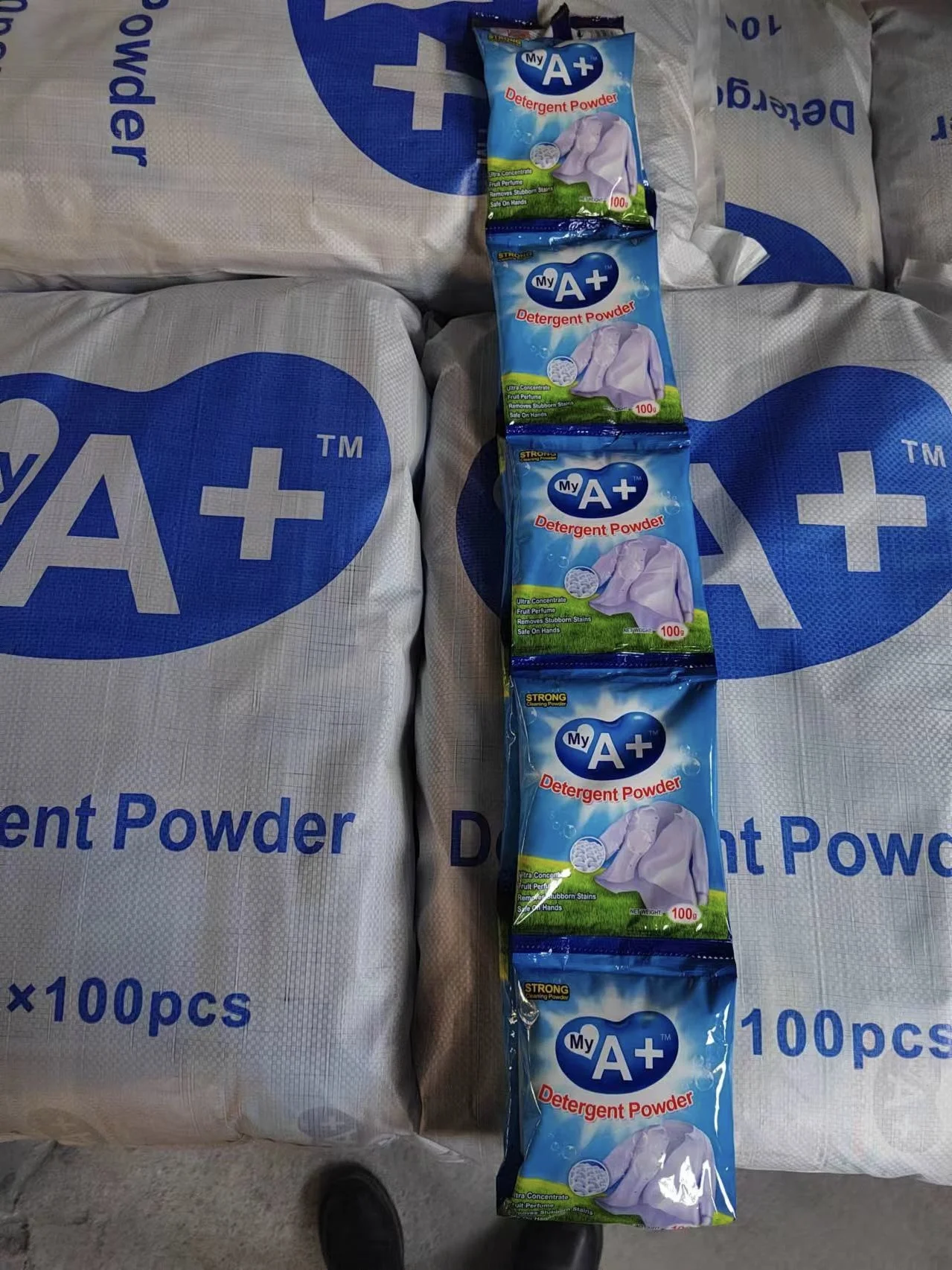 Laundry Wholesale Washing Powder Custom Design Fruit Fragrance Factory Direct Sale Detergent Powder