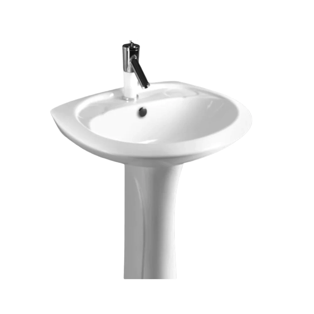 Avro-Repo Lavabo 56 Avro-SOP Complete Set Of Luxurious Quality Ceramic Wash Basin Pedestal Sanitary Ware