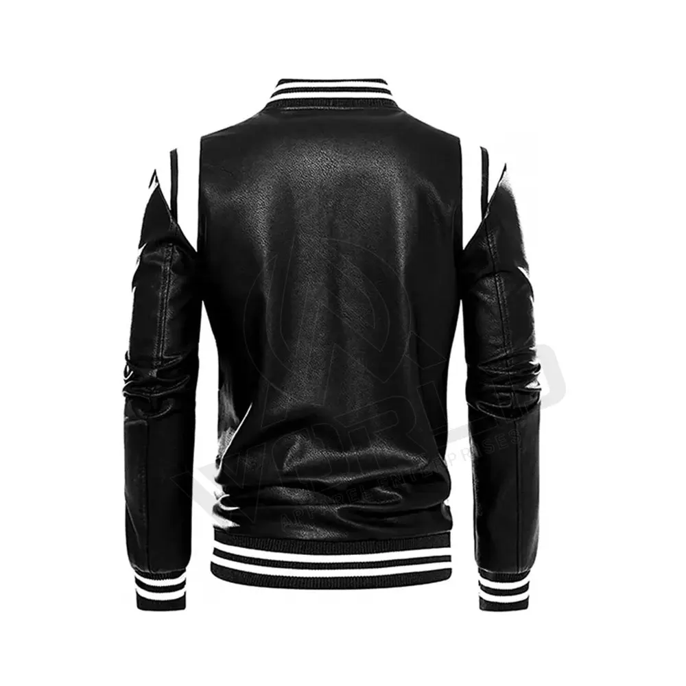 Custom Chain Embroidery Bomber Flight Baseball Jacket Outdoor Sport Wholesale Lettermen Jacket For Sale