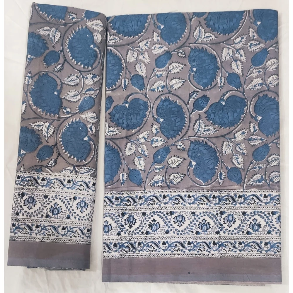 Indian Handmade 100% Cotton Rajasthani Bed Sheet Double Bed Set 1 Double Bed Sheet With 2 Pillow Cover