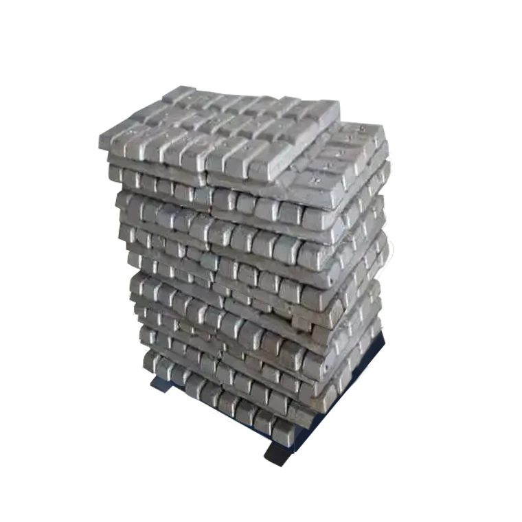 Quality Workshop Tin Ingots Metal 99.9% Zinc Ingot 99.995% Cheap In Silver Ingots
