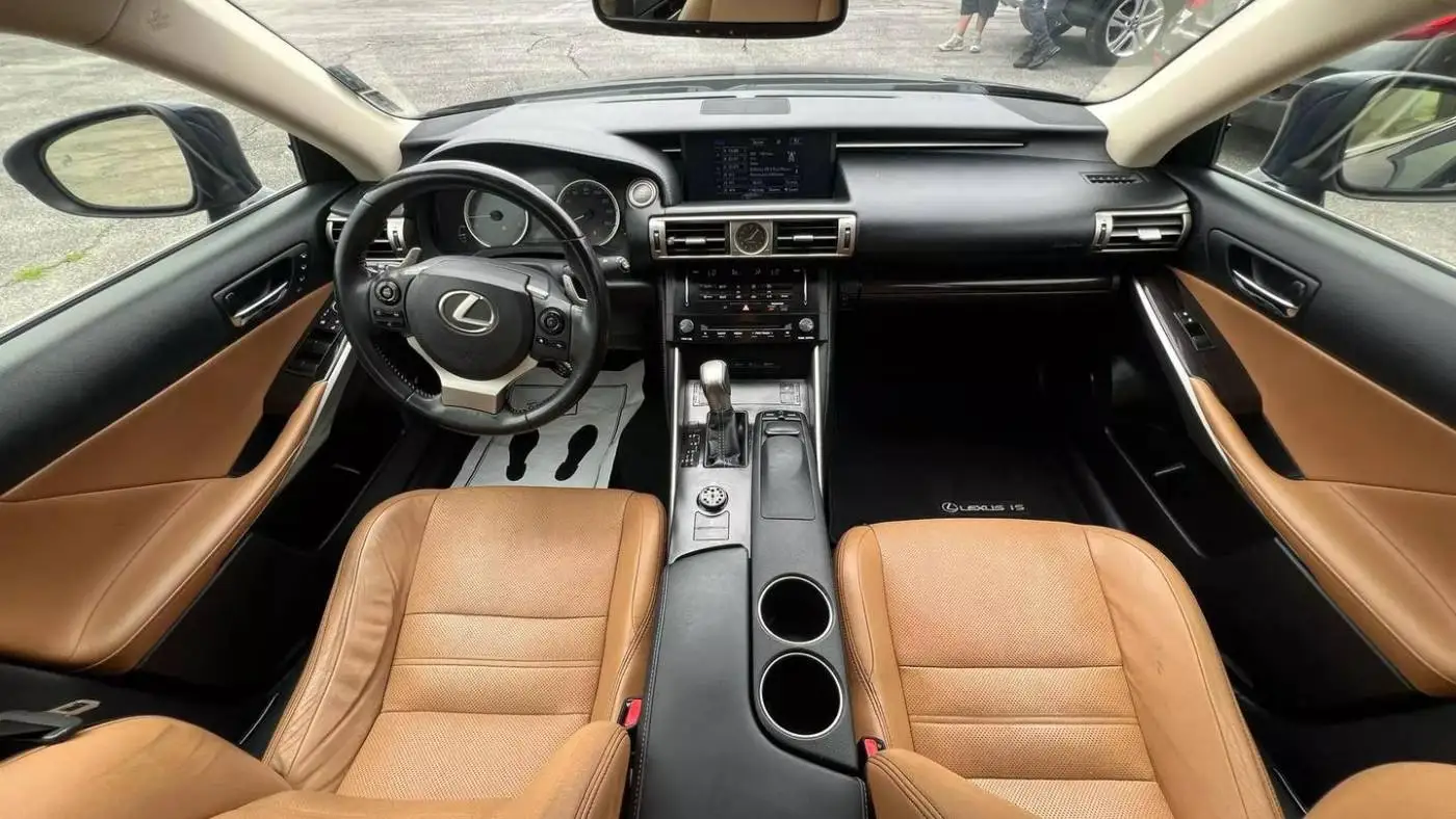 2014 Lexus-250 седан AWD Подержанный электромобиль с правым рулевым кожаным сиденьем габаритный автомобиль для задней камеры