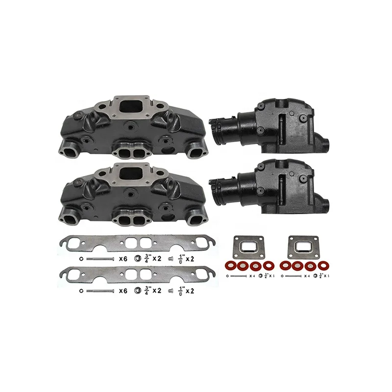 OEM Factory Cast Iron Marine Exhaust Manifolds Castings