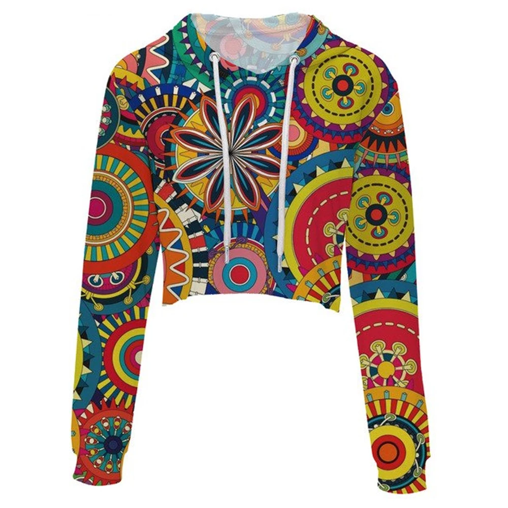 2024 New arrival custom women clothing Crop top cotton crop hoodie Wholesale Pullover Drop Shoulder Crop Hoodie