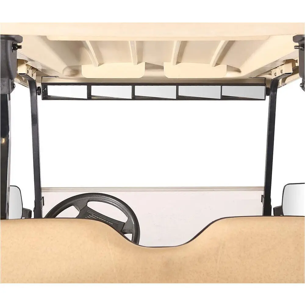 Golf Cart Mirror, 5 Panel Universal Fit - Wide View - Mounting Hardware Included TOP Golf