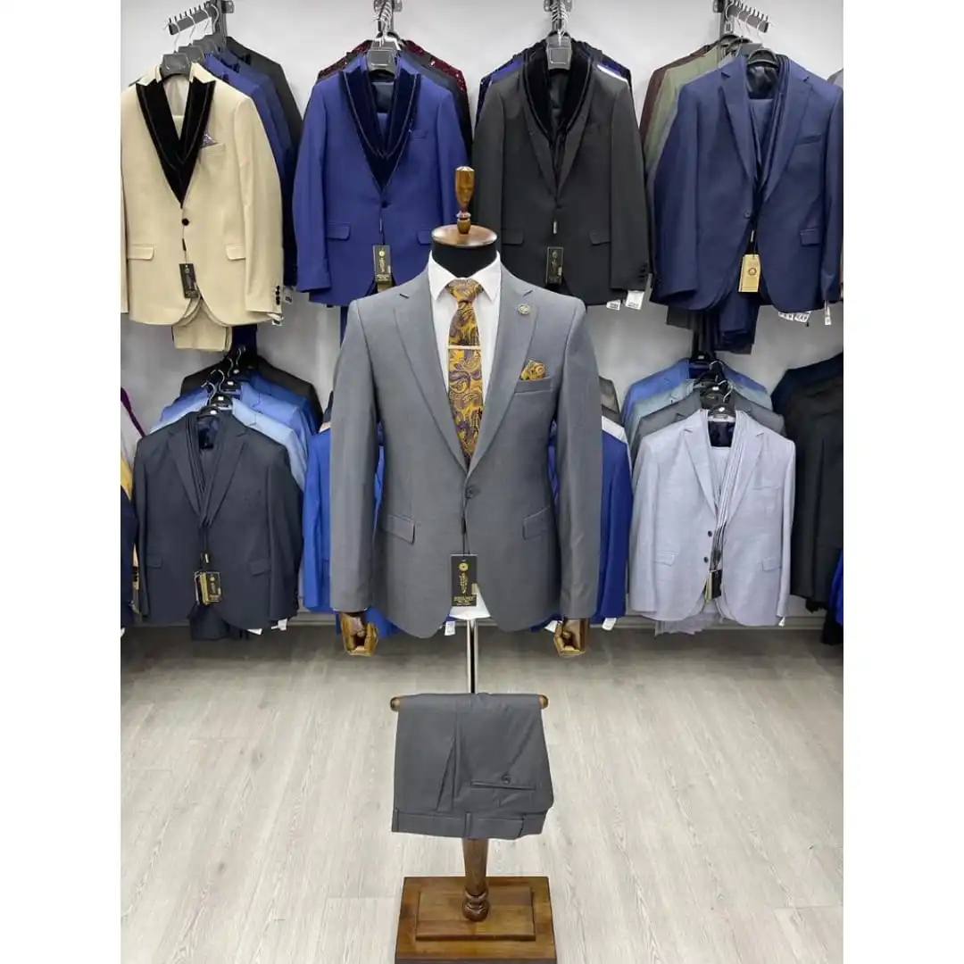 2 Pieces Classic Size Suits Latest Design Cruvaze Style for Gentle Men with Custom-made Formal Suit High Quality Suit