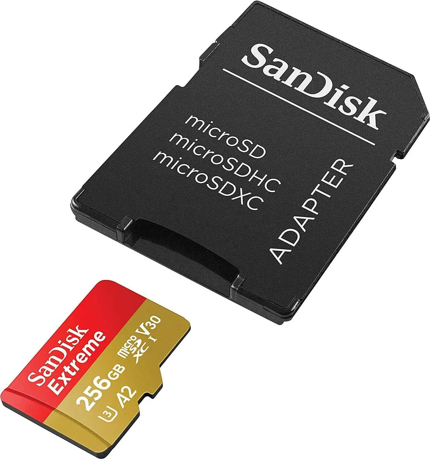 SanDisk Micro SD Card with SD Adapter Extreme UHS-I A2 V30 C10  flash TF Card 256gb class10 memory card