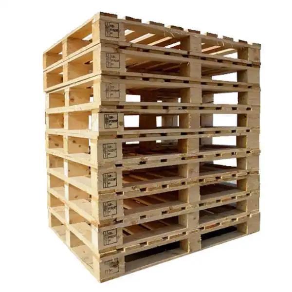 Wholesale New EPAL/Euro Wood Pallets High Quality Pine Wood with Plastic/PP Material Buy Wooden Euro Pallet