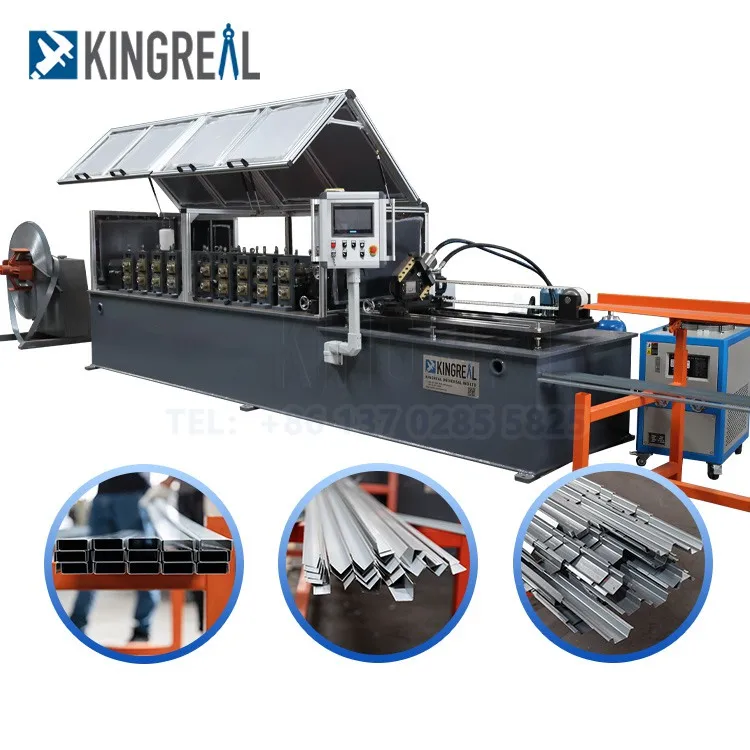 Light Steel Keel Drywall Stud Roll Forming Machine U L Hat Omega Shape Furring Channel Making Machine Chinese Supplier