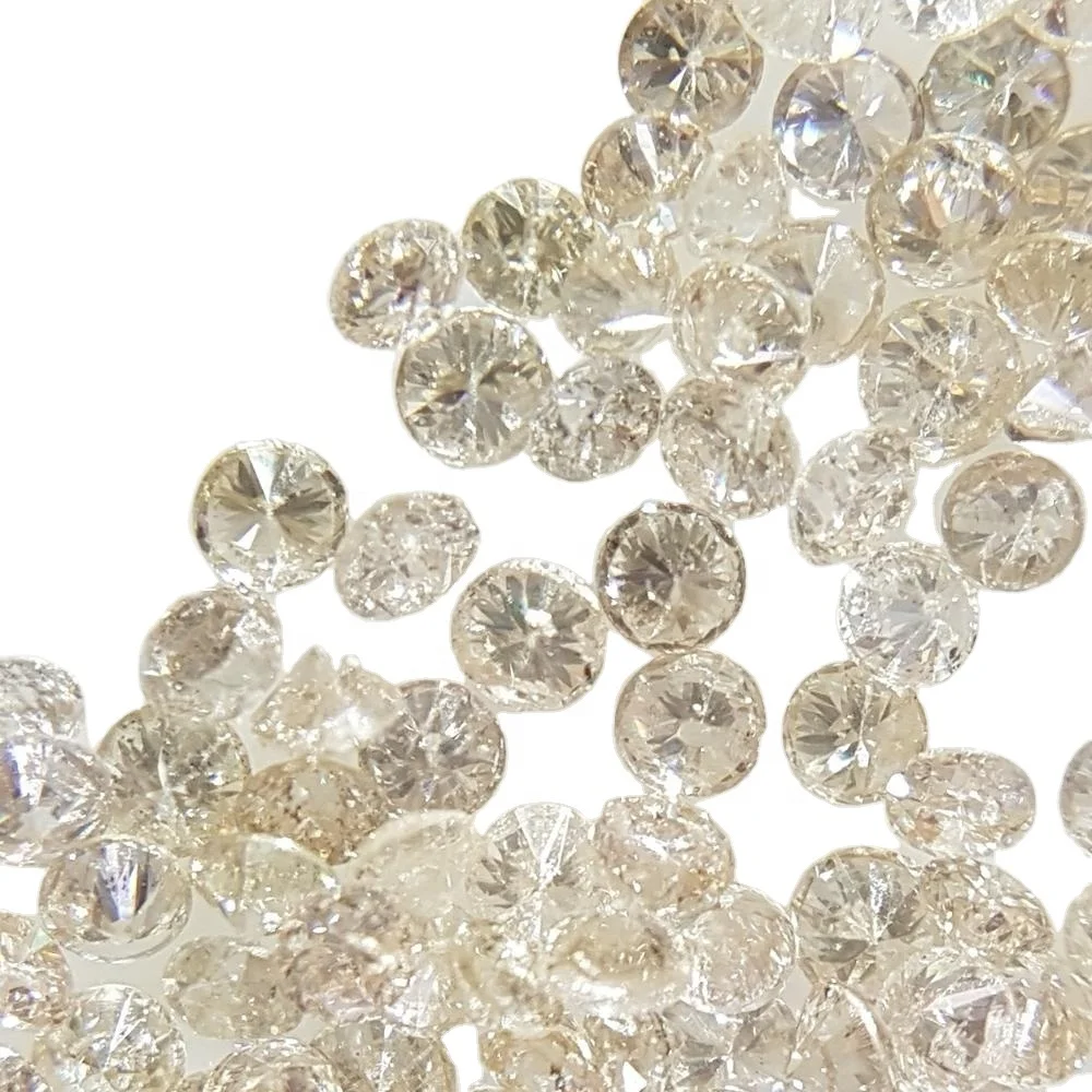 2.1-2.3mm Natural Loose Diamonds Brilliant Cut Round I1 Clarity J Color for Setting Best Seller Value for Money
