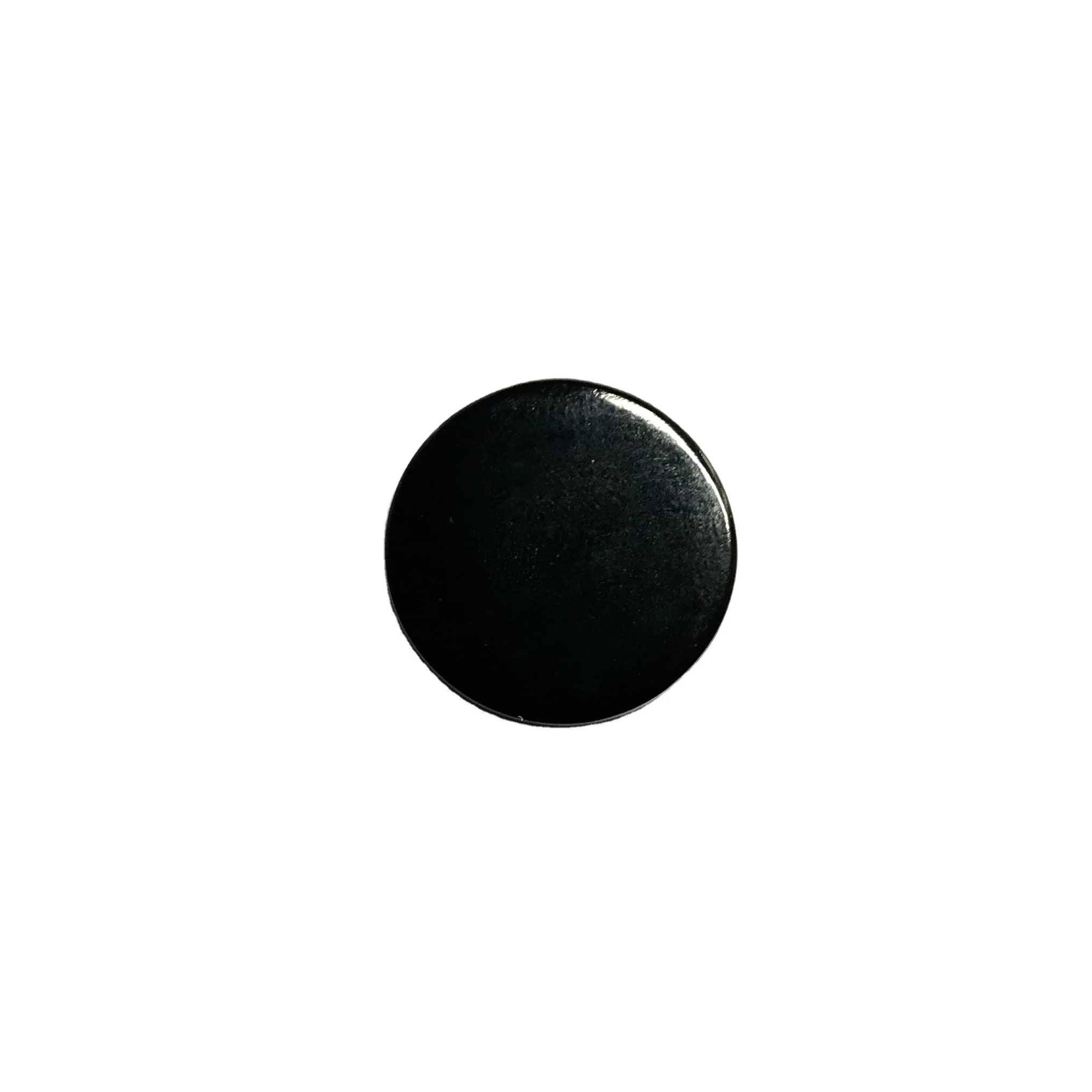 Natural Black Onyx Flat Stone Coin 10mm Cabochon Gemstone Jewelry Making Stone 100% Natural Top Color Vivaaz Gems Bulk Wholesale