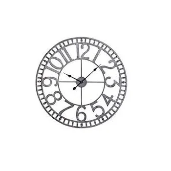 IRON WALL DECORATIVE GOLD COLOR MODERN STYLE WALL CLOCK HOME DEDOR IRON BASSIC DESIGN ALARM WALL CLOCK