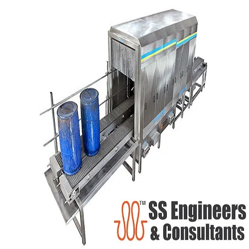 Automatic Drum Cleaning Equipment 200 Ltr Drum Washer Machine Drum Cleaning Machinery Equipments