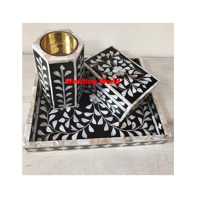 Mother of Pearl Mubkhar Nice Quality Handmade Incense Holder Hot Selling Fancy Wooden Bakhoor