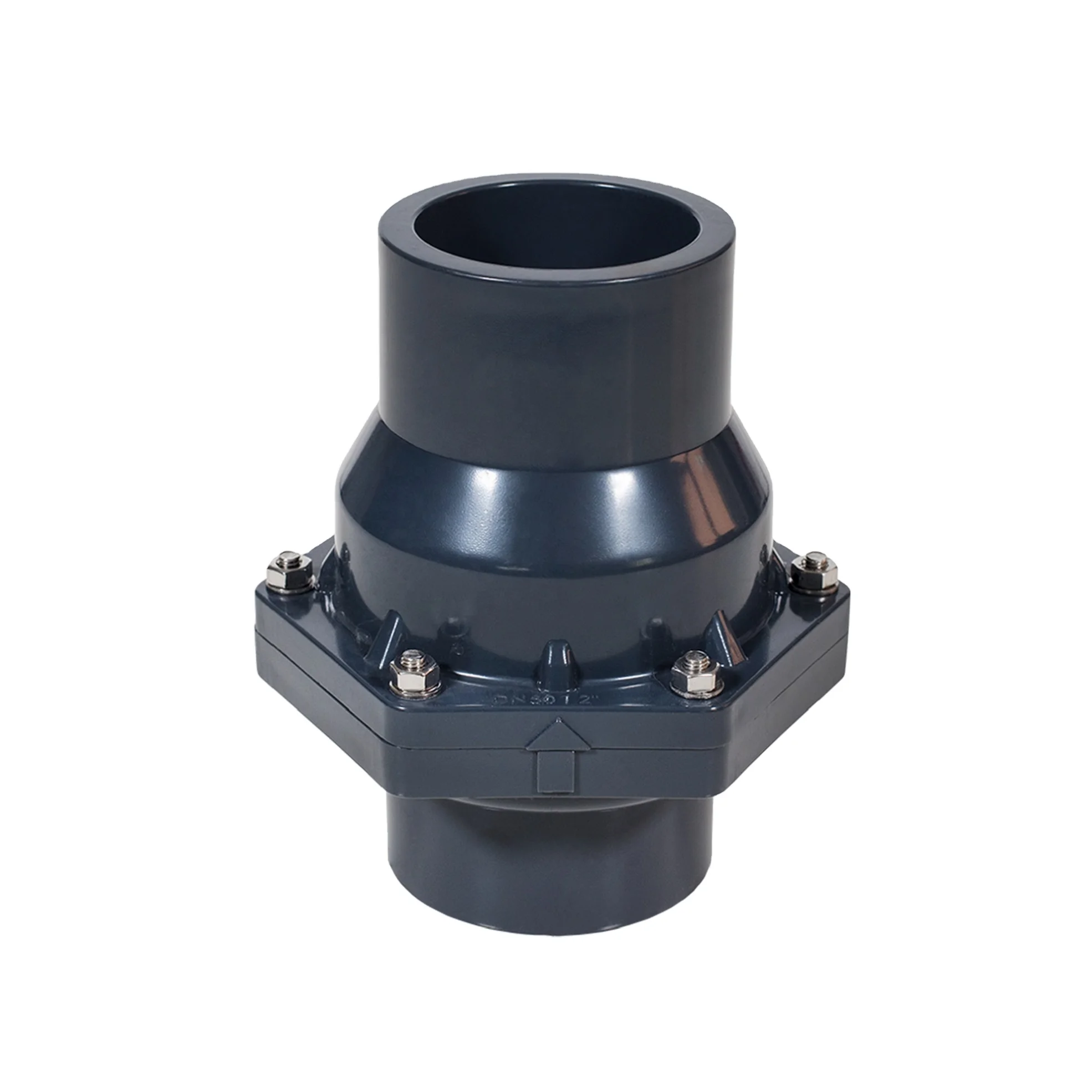 90MM Swing Check Valve   upvc check valve  PN16  water treatment equipment  swimming pools  water parks   usage free sample