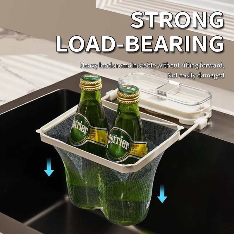 Kitchen sink filter rack storage rack suction cup corner sink mesh bag filter basket sink filter for Kitchen Waste Leftover