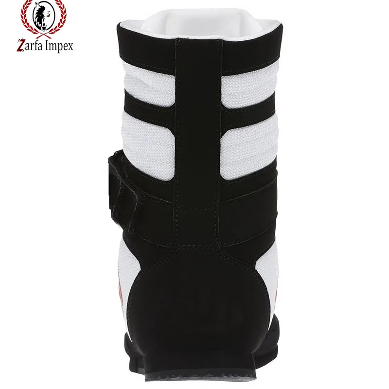 Best Boxing Equipment Customized Design Your Logo Or Label Black Durable Kick Boxing Wrestling Men Shoes