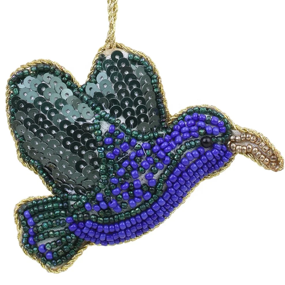 Handmade Handcrafted Embroidered Beaded Velvet satin Christmas Decorations Ornament Santa  Socks   Giraffe Elephant  Customized