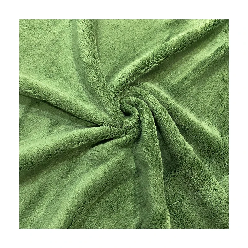 Hot Sale 100% Polyester Super Soft Flannel Fabric Multi-Color for Toy Doll Garment Home Textile Quick-Dry Upholstery Use