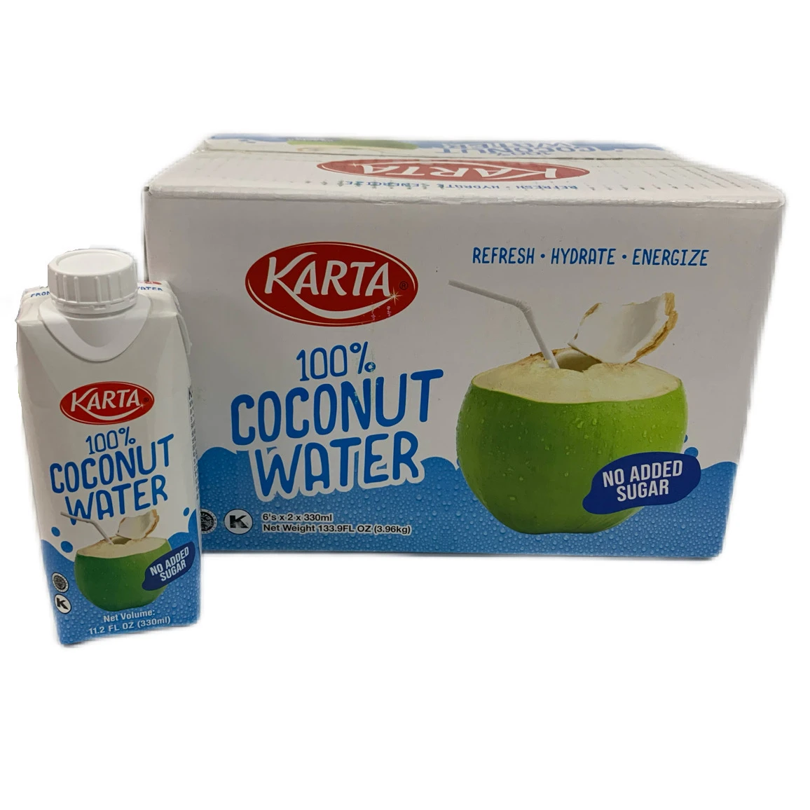 Karta Affordable Price ofCoconut Water (330ml) HALAL coconut juice Malaysia Supplier coconut exporter