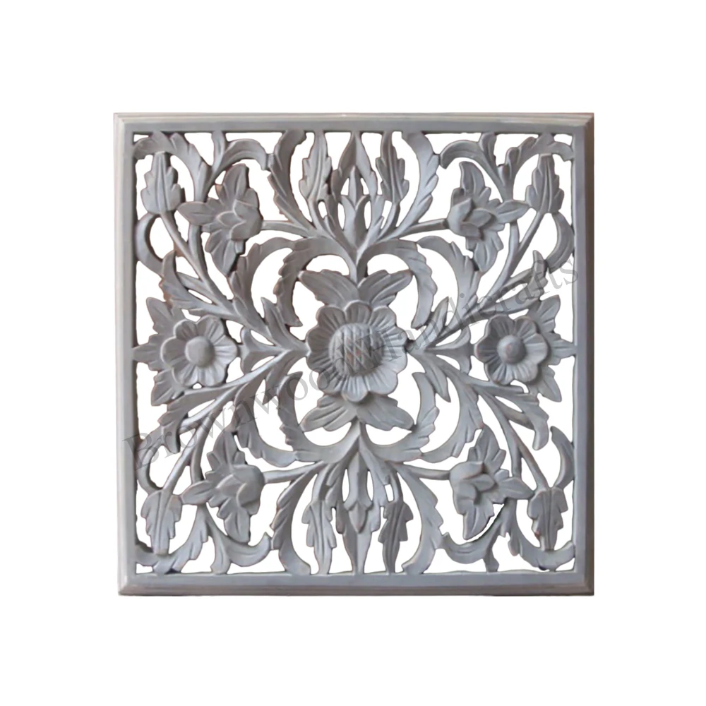 High Demanding MDF Wood Hand Carved Artistic Wall Decorative Panel | Indian Handicrafts Wooden Interior Decor Wall Hanging Panel