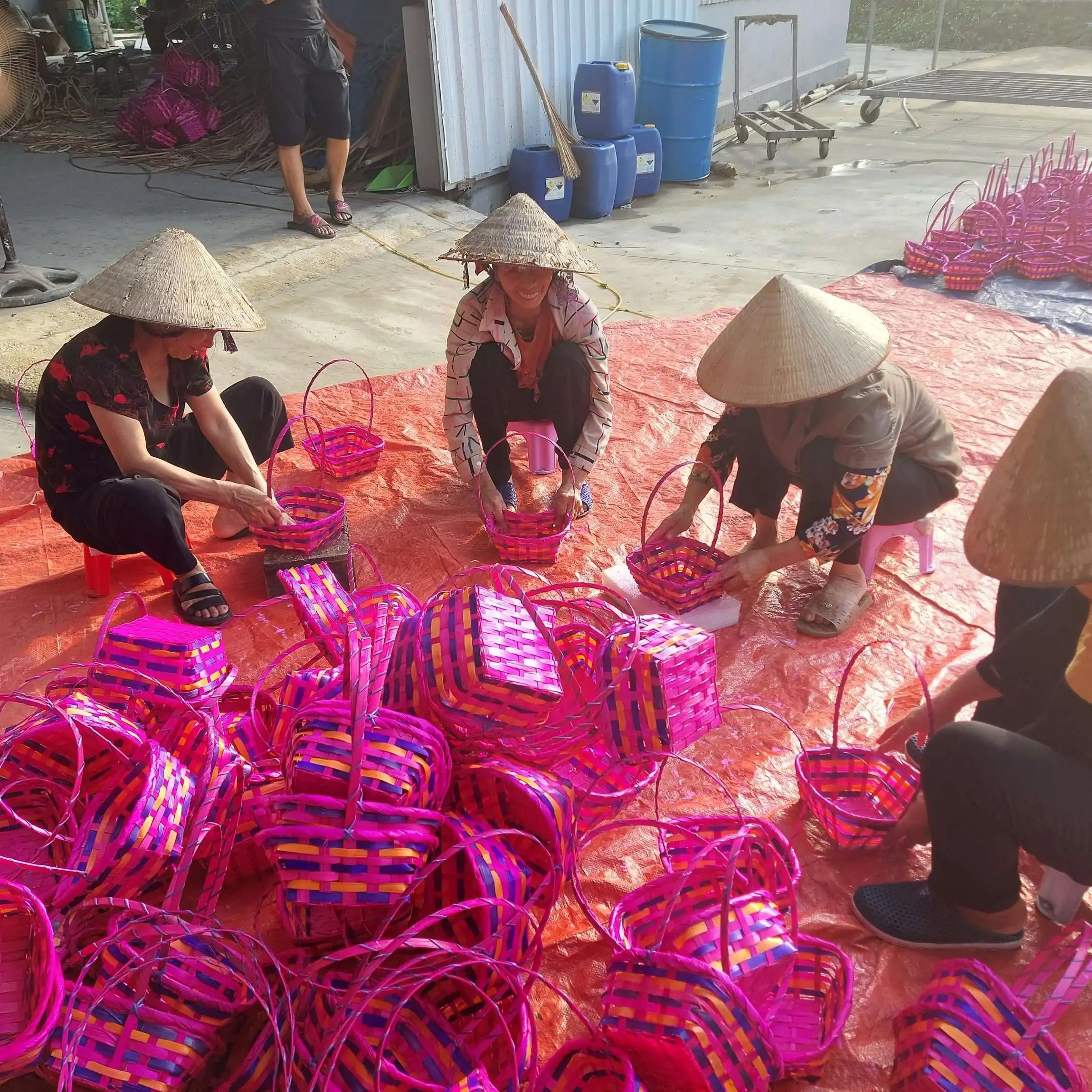 2023 Bamboo Gift Basket Easter Basket Available In Stock Ready To Ship