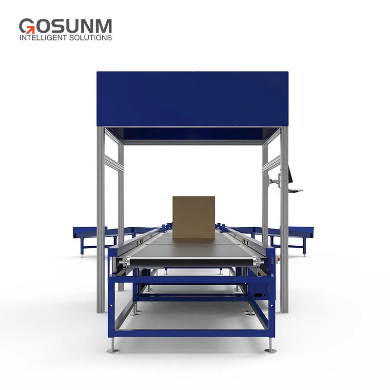 Zigzag Sorting System 3D Outfeeds DWS Scanning Weighing Warehouse And Storage Integrated Automation Belt Conveyor 3Pl Warehouse