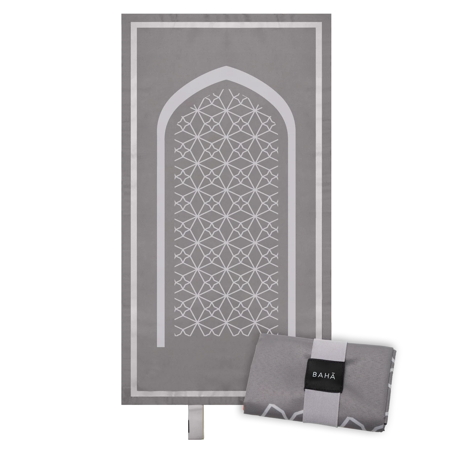 Water-Resistant Travel Prayer Mat Lightweight Compact Rectangular Pocket Sized Polyester Classic TAKVA BAHA Portable Prayer Mat