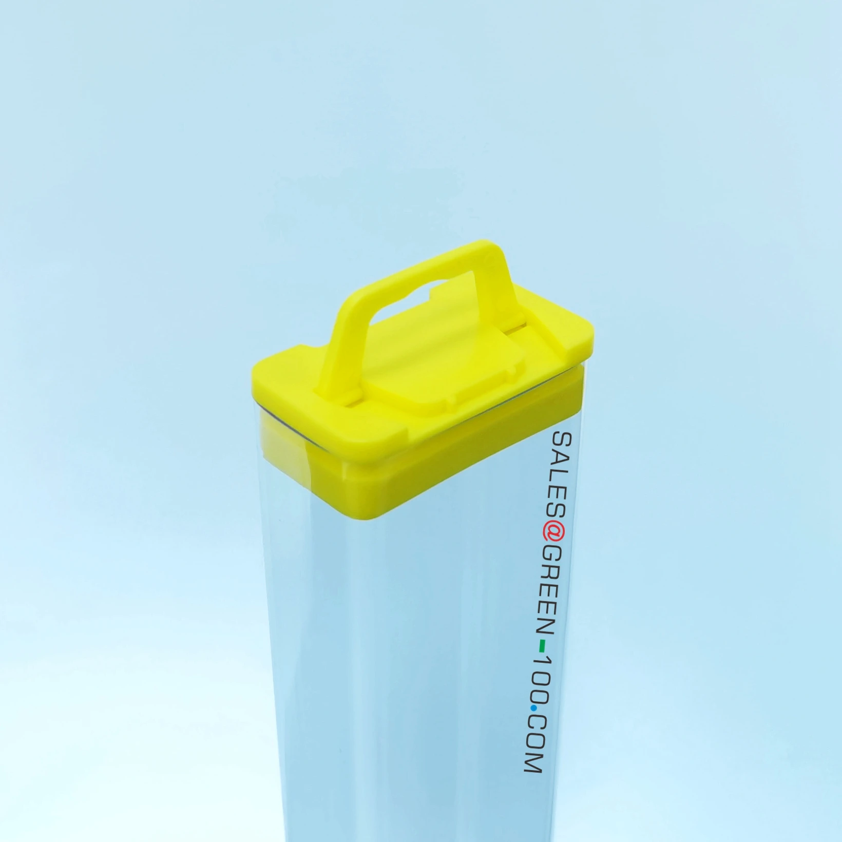 Clasp Lock Hard Casio Clear Acrylic Plastic Watch Storage Packaging Box with Small Seperate Lid Craft