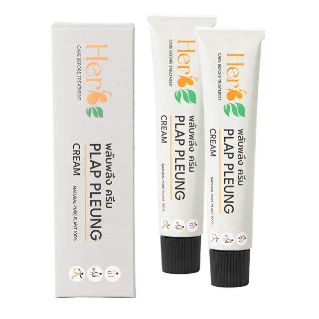 Herbe PLAP PLEUNG Cream Reduce Pain in Ligaments, Joints and Muscles, Natural Ingredients Light Texture Absorbs Quickly.