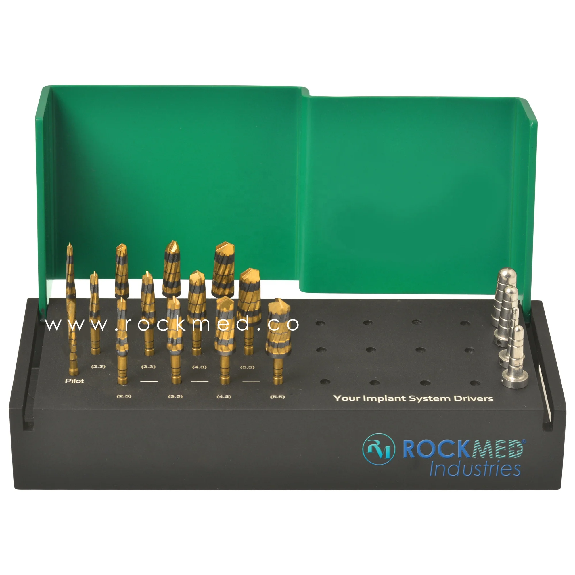 Dental Implant Guided Osseodensification Surgery Drills Kit with Stoppers Wholesale Osseodensification Dental Bur Drills Implant